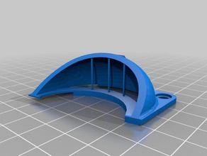 airguider La impresión en 3d conducto del ventilador 3d print model - Mito3D