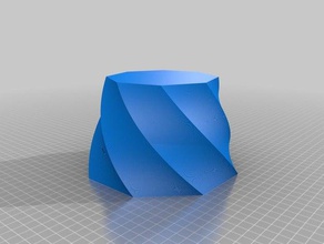 my customized star ellispe polygon vase pen flower pot creator decor 3d print model - Mito3D