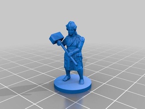 santorini Arbeiter-proxies Spiele Brettspiel desktophero Griechisch mini Arbeiter 3d print model - Mito3D