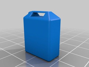 gas can toy & game accessories accessory car jerrycan 3d print model - Mito3D