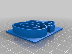 meu personalizados texto cortador de biscoito-40 mm espessura cozinha e sala jantar personalizado 3d print model - Mito3D