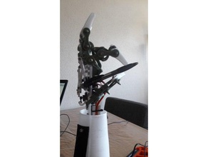 robotic hand servo powered robotics robot 3d print model - Mito3D