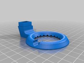 anet a8 circular fan nozzle light 3d printer accessories upgrade duct led 3d print model - Mito3D