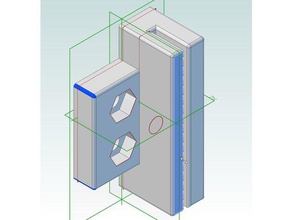 belt-clamp-kossel 2020 v2 3d-Drucker Teile 3d print model - Mito3D