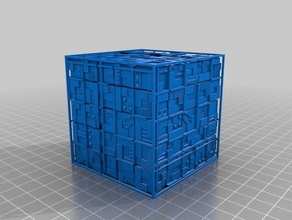 borg assimilation cube games fleet captains star trek 3d print model - Mito3D