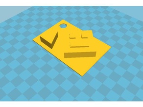 geometry dash logo segni e loghi 3d print model - Mito3D