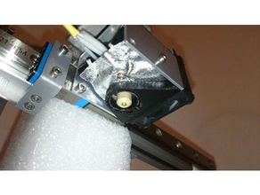 cetus3d duto do ventilador atualizado em linha reta fluxo de ar Impressora 3d peças fã 3d print model - Mito3D