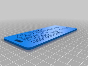 joel brooker tag de l'organisation personnalisé 3d print model - Mito3D