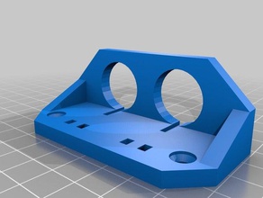 simple switch holder double 3d print model - Mito3D