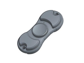 torqbar fidget spinner v2 toy & game accessories edc fidgetspinner 3d print model - Mito3D
