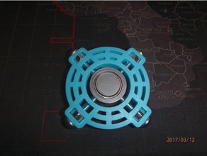 perno de halo fidget spinner - wingnut2k 8 juegos y juguetes mano juguete 3d print model - Mito3D