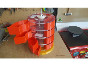 spool cassetto organizzatore di base organizzazione filamento bobina titolare riciclare porta 3d print model - Mito3D