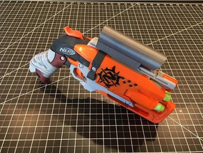 nerf hammer shot scope toy & game accessories gun sight zombie strike 3d print model - Mito3D