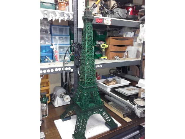 nova grade torre eiffel laser lasercut corte a 3D print model - Mito3D