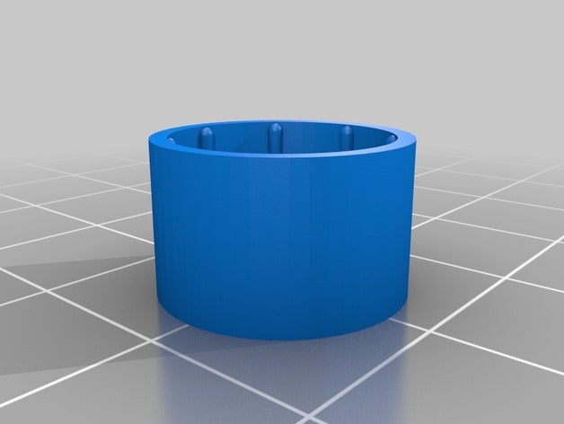 my customized parametric flashlight diffuser tools 3D print model - Mito3D