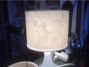 lithophane Lampe 3d-drucken ikea hack Schatten lithopane 3d print model - Mito3D