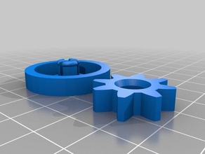 compacto engrenagem fidget brinquedos & games 3d print model - Mito3D