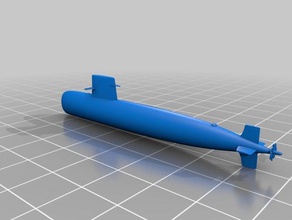 039 submarine şarkı yazın araç 3d print model - Mito3D