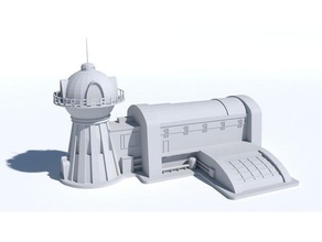 planet express futurama Gebäude & Strukturen 3d print model - Mito3D