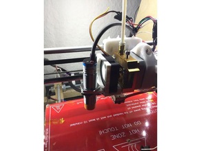 z-probe holder mk8-extruder 3d printer parts z probe 3d print model - Mito3D