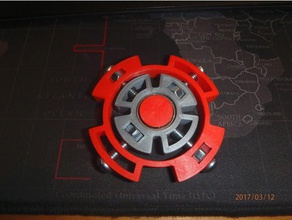 perno de halo fidget spinner - wingnut2k 9 juegos y juguetes mano juguete 3d print model - Mito3D