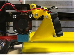 fan shroud bracket 3d printer parts 3d print model - Mito3D