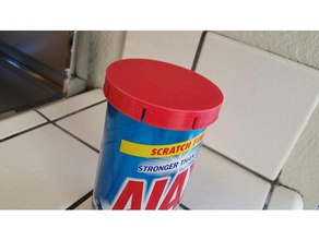 coperchio in polvere detergente può 2 i contenitori 3d print model - Mito3D