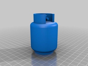 lpg tank 3d printing bottle cylinder gas lpg propane tank