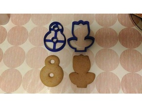 8 march cookie kitchen & dining cutter 3d print model - Mito3D