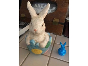 easter bunny scan scans & replicas 3d print model - Mito3D