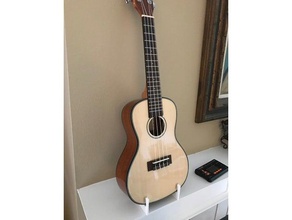 ukulele stand musica 3d print model - Mito3D
