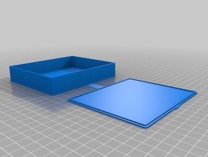 minha personalizado caso retangular 115x95x20 recipientes 3d print model - Mito3D