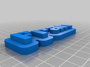 mi texto personalizado de almacenamiento las esculturas 3d print model - Mito3D