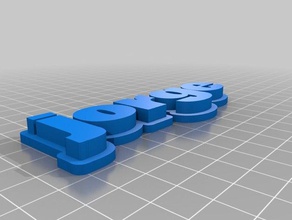 mi texto personalizado de almacenamiento las esculturas 3d print model - Mito3D