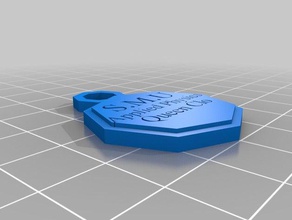 chloe Anahtarlık aksesuarlar anahtar halkası 3d print model - Mito3D