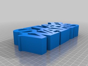 my customized variable word sculpture sculptures 3d print model - Mito3D