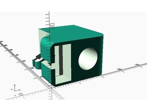 personnalisable axe des x butée de montage prusa i3 & clones L'imprimante 3d pièces abscisses l'axe 3d print model - Mito3D