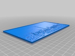 hosok tere lithoplane ters çevir 2d sanat özelleştirilmiş 3d print model - Mito3D
