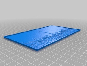 hosok tere lithoplane 2d-Kunst kundengebundene 3d print model - Mito3D