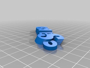 llavero sarita organización personalizado 3d print model - Mito3D