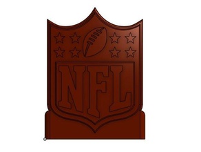 nfl logo de la décoration sport et loisirs football 3d print model - Mito3D