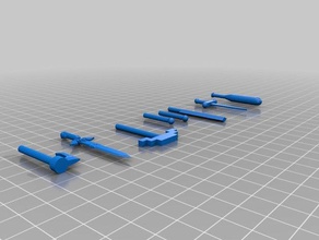 Kopie lego master-Schwert 3d-drucken 3d print model - Mito3D
