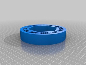 engranaje de brazalete partes personalizado 3d print model - Mito3D