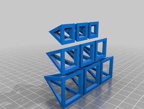 piramide pezzi del gioco giochi 3d print model - Mito3D