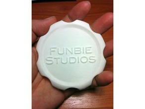 funbie studios maker coin coins & badges 3d print model - Mito3D