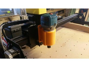 spindle mount x-carve dewalt d26200 machine tools 3d print model - Mito3D