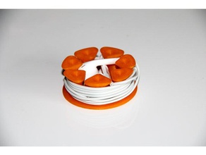cable circle organization 3d print model - Mito3D