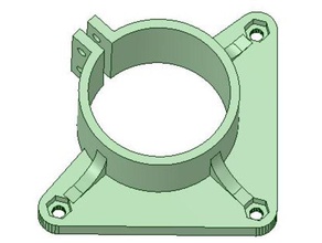 cupcake spinnerholder 3d printer parts cnc mill holder milling spinner 3d print model - Mito3D