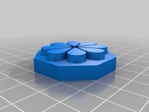 pedal-design Stempel 3d-drucken 3d print model - Mito3D