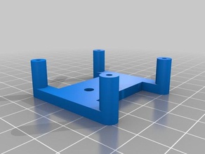 my customized parametric pcb mounting bracket stand off electronics 3d print model - Mito3D